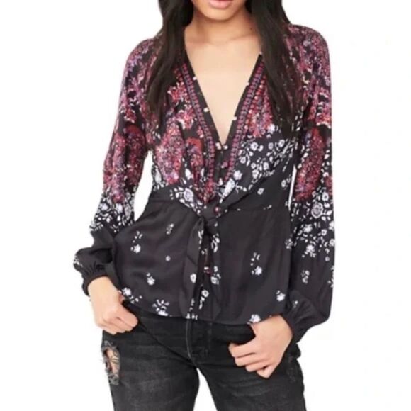NWT-Free People Run Free Blouse - Picture 4 of 13